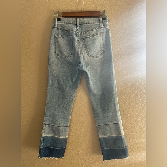 Pistola Stayin Alive ombré hem crop jeans, size 25 - Picture 2 of 8